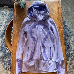 Lululemon full-zip hoodie in lavender